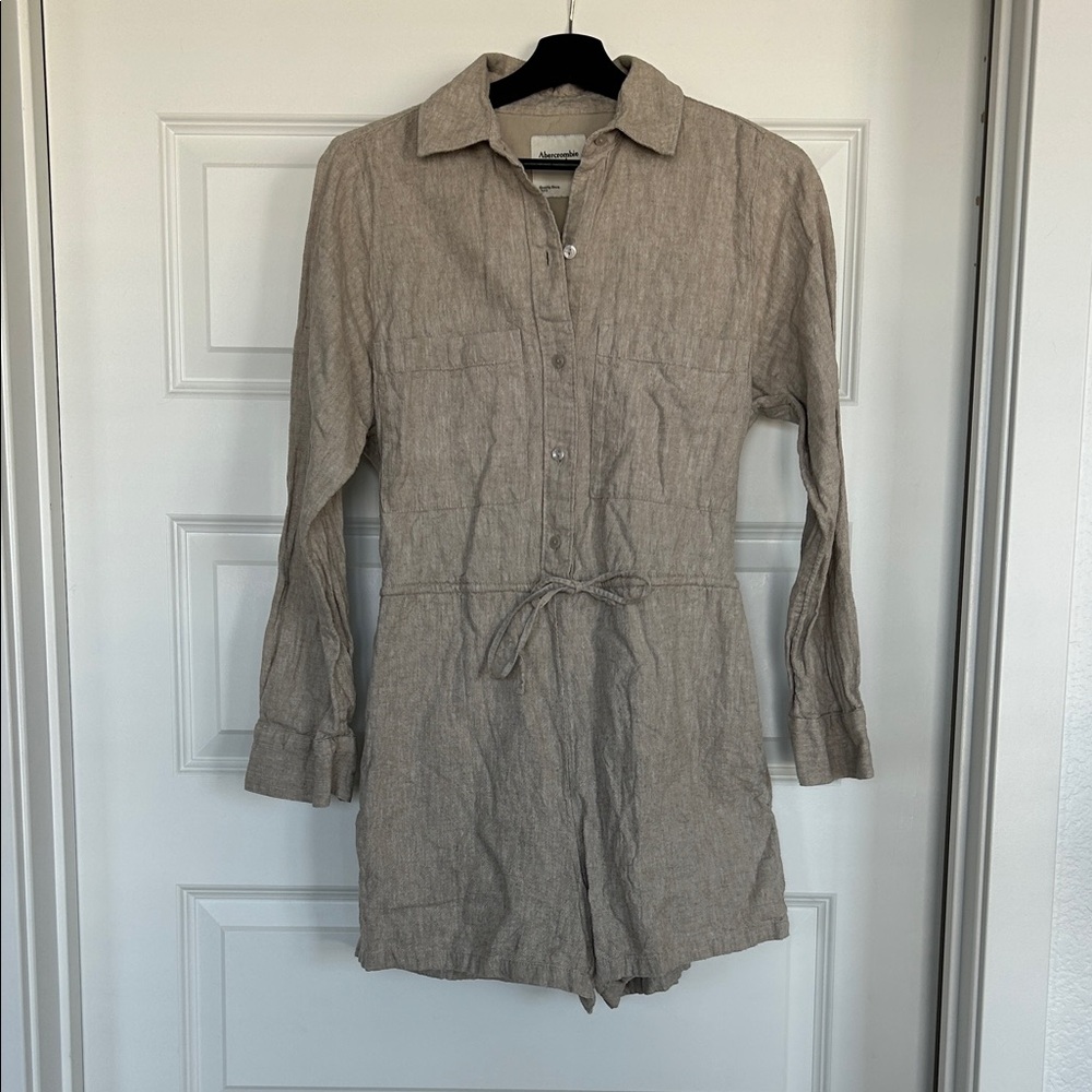Abercrombie & Fitch Beige Textured Top